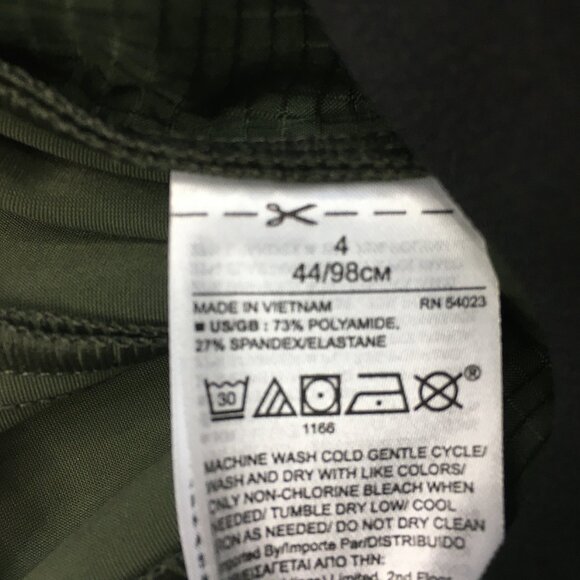 NWT BANANA REPUBLIC Green Skinny Fit High Rise 6 Way Stretch Packable Pant - Picture 3 of 13